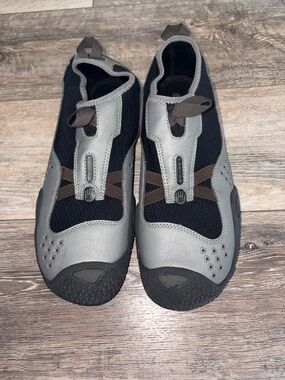 Teva Black & Gray Slip-On Water Shoes NEW